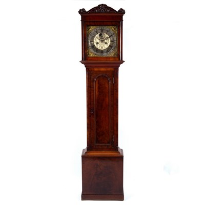 Lot 1046 - An 18th Century mahogany cased penny-moon...