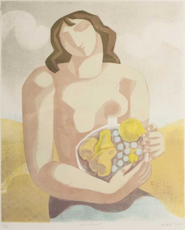 Lot 635 - Mary Audsley (1919-2008)/Girl with...