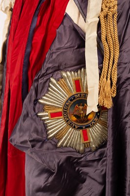 Lot 592 - The GCB & GCMG ceremonial robes and mantle...