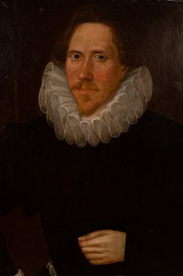 Lot 190 - English School, Late 16th Century/Portrait of...