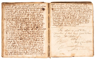 Lot 808 - Manuscript Notebook