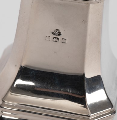 Lot 34 - A silver sugar caster