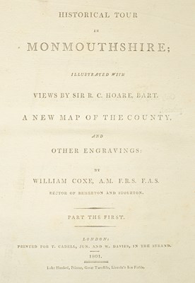 Lot 281 - Coxe (William) An Historical Tour in Monmouthshire