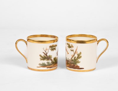 Lot 525 - Two Paris porcelain coffee cups