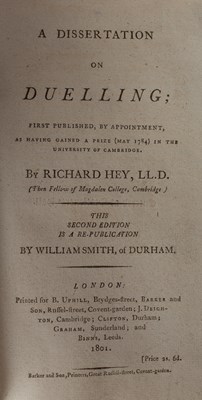 Lot 347 - Hey, Richard (1745-1835) Three related Dissertations