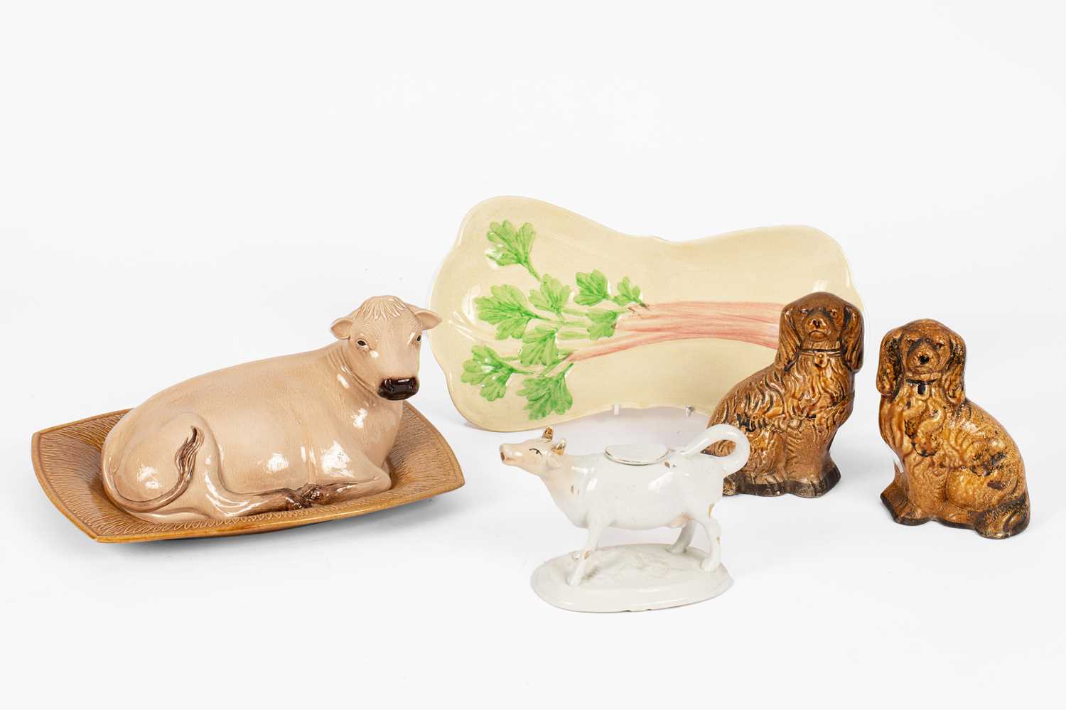 Lot 72 - A group of Staffordshire pottery