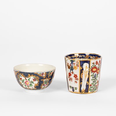 Lot 509 - A Worcester tea bowl and coffee cup
