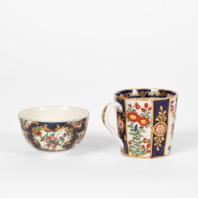 Lot 509 - A Worcester tea bowl and coffee cup