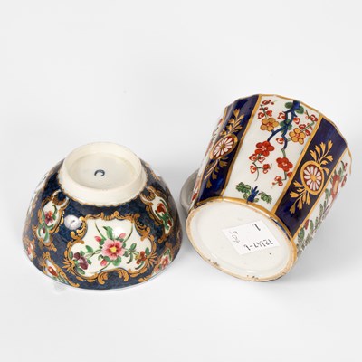 Lot 509 - A Worcester tea bowl and coffee cup