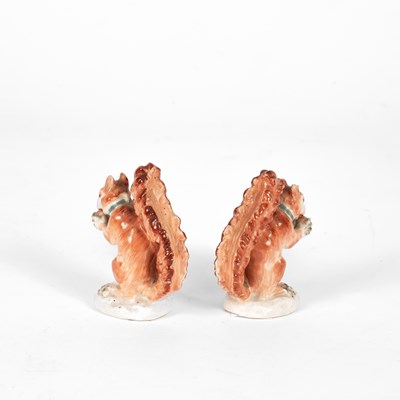 Lot 536 - A pair of small Derby squirrels
