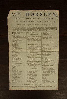 Lot 592 - Medical and Apothecary Ephemera [Lady Strickland of Boynton Hall and Apperley Court]