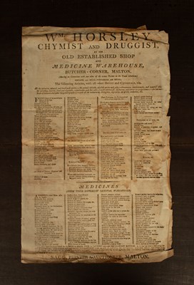Lot 592 - Medical and Apothecary Ephemera [Lady Strickland of Boynton Hall and Apperley Court]