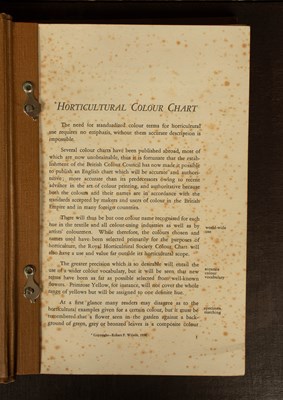 Lot 458 - [Colour Theory] The Wilson Colour Chart