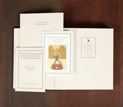 Lot 48 - Hawkins (John) and Saunders (Christopher) Victor Trumper's Photograph Album