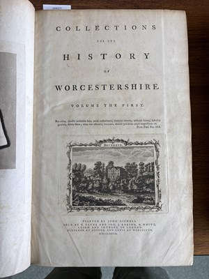Lot 415 - Nash (Thomas) Collections for the History of Worcestershire