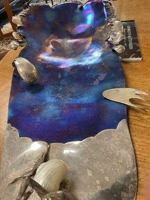 Lot 20 - A modernist silver table centrepiece