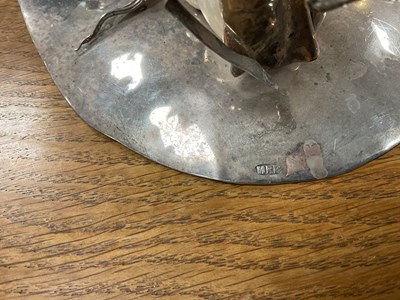 Lot 20 - A modernist silver table centrepiece