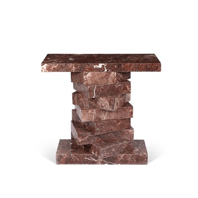 Lot 319 - A marble stacking table