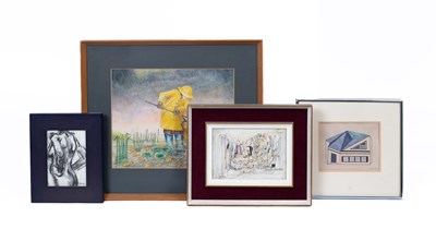 Lot 44 - Four modern pictures