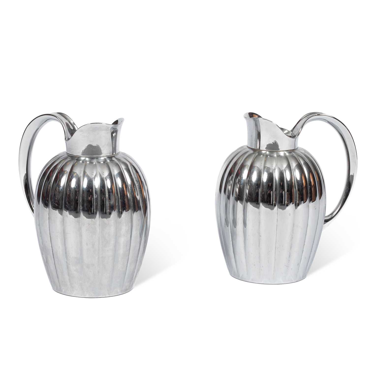Lot 31 - A pair of Georg Jensen Bernadotte jugs