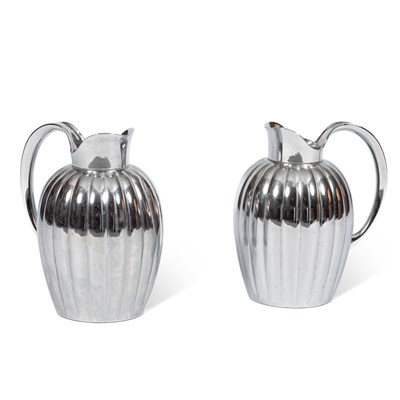 Lot 31 - A pair of Georg Jensen Bernadotte jugs