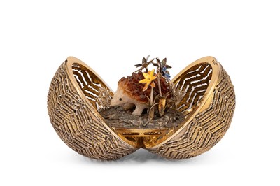 Lot 22 - Stuart Devlin (1931-2018) A silver-gilt surprise orb