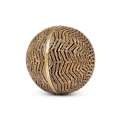 Lot 22 - Stuart Devlin (1931-2018) A silver-gilt surprise orb