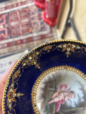 Lot 273 - A French Sèvres style cabinet cup and saucer