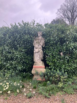 Lot 515 - A Haddonstone figure of Flora