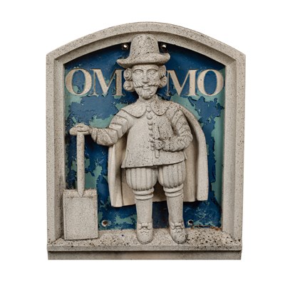 Lot 584 - A Haddonstone wall plaque