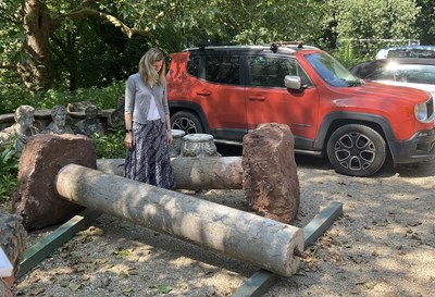 Lot 521 - A pair of ancient Roman pillars