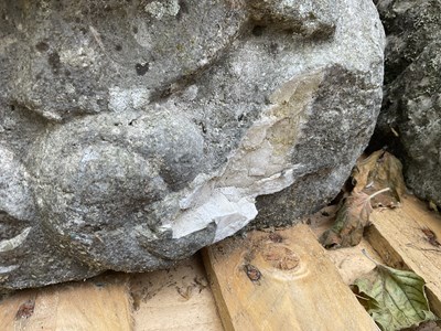 Lot 521 - A pair of ancient Roman pillars