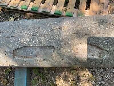 Lot 521 - A pair of ancient Roman pillars