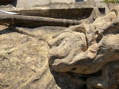 Lot 544 - A carved stone figure of Henry II