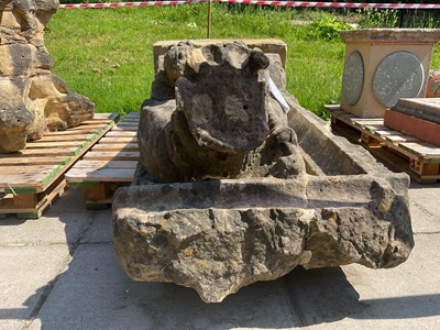 Lot 544 - A carved stone figure of Henry II