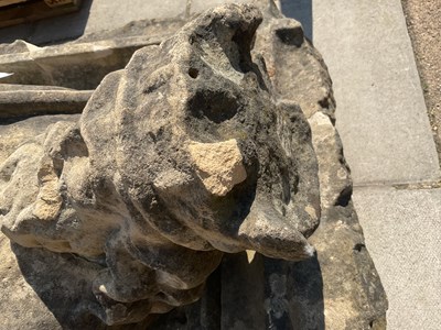 Lot 544 - A carved stone figure of Henry II