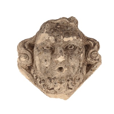 Lot 577 - A composition stone fountainhead