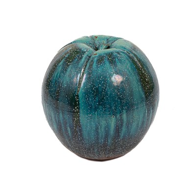 Lot 579 - A turquoise glazed decorative fruit
