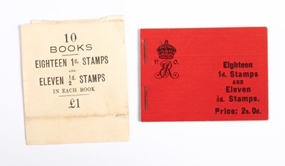 Lot KEVII 1909 2s. booklet, Edition No.(5)