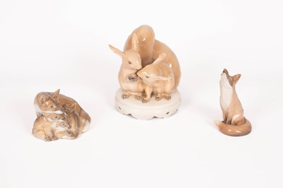 Lot 469 - A Royal Copenhagen squirrel group